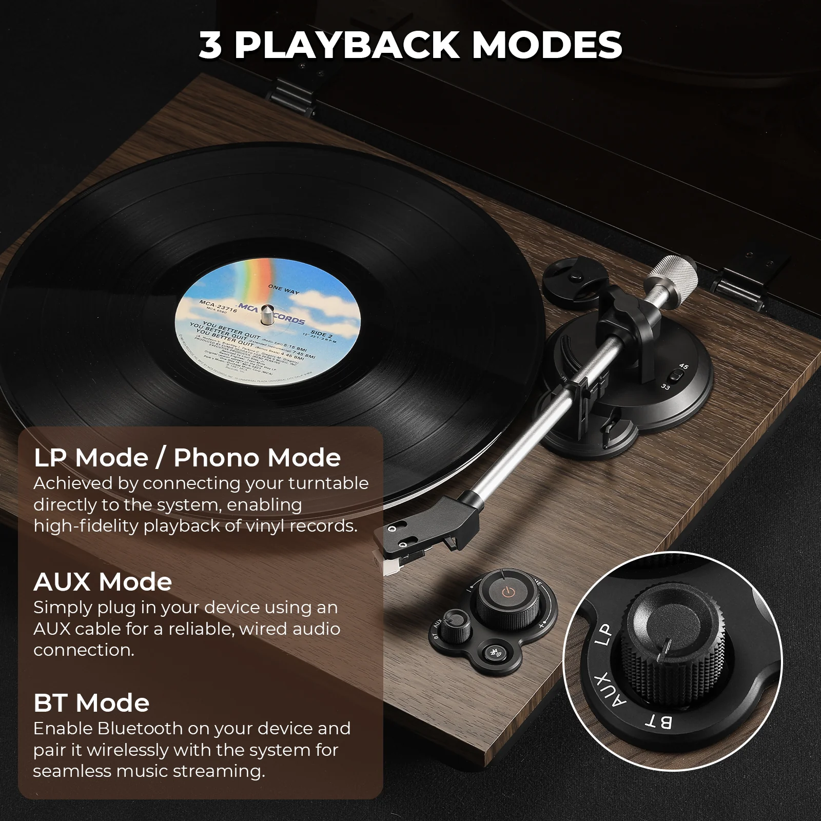 ATE60 Vinyl Record Player - Image 4