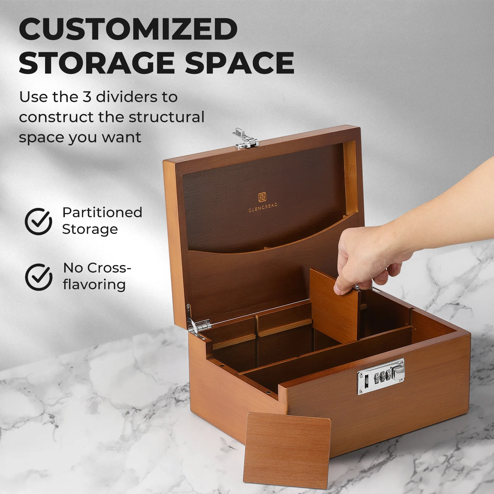 Bamboo Stash Box Set (Tan) - Image 3