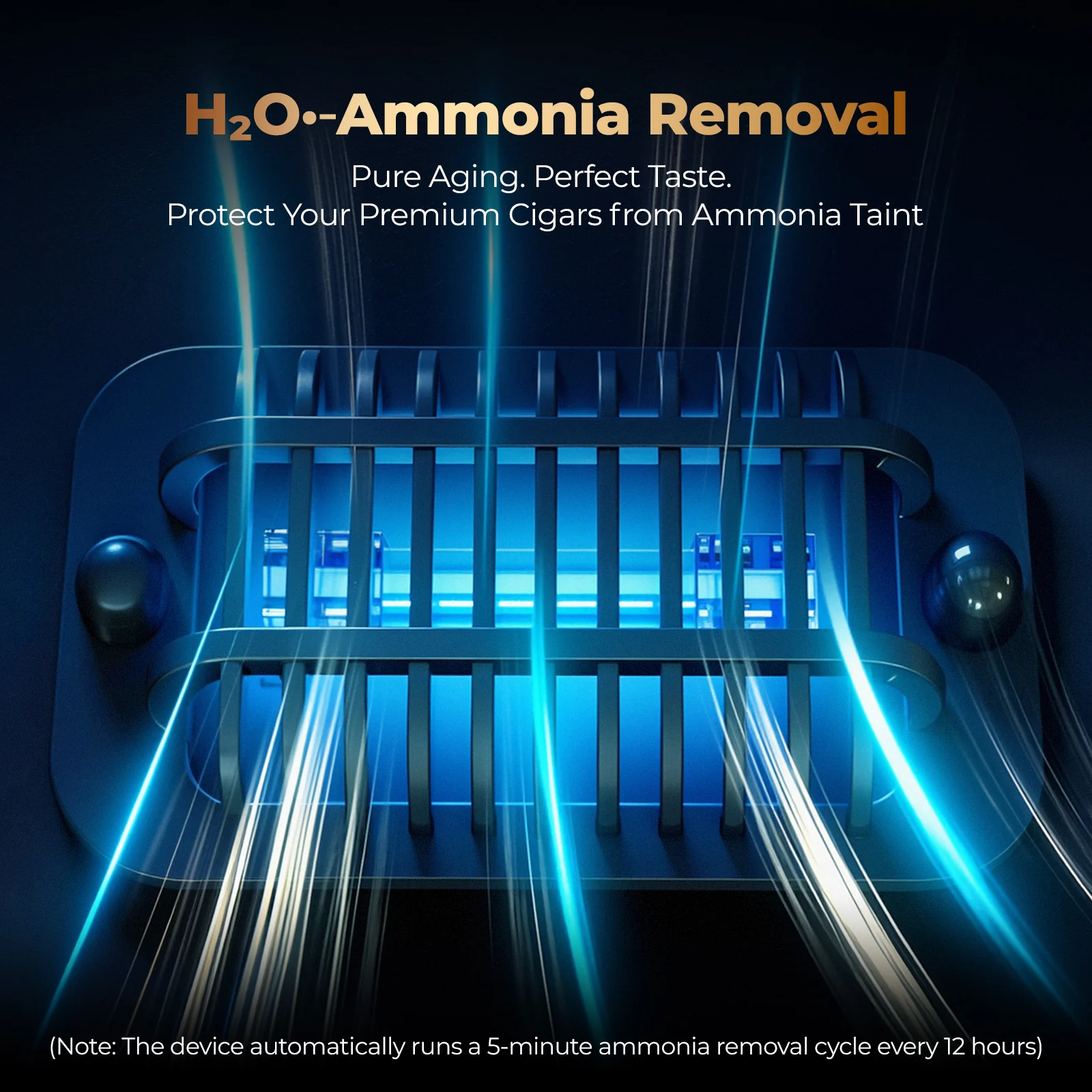 CM80D Electric Cigar Humidor Cabinet with Compressor Cooling, 900 Counts - Image 5