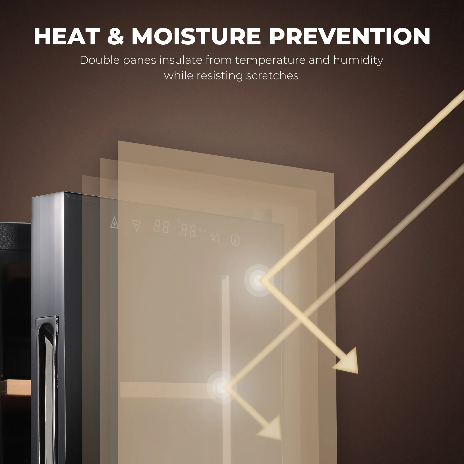 MNC-4041 Electric Humidor Cabinet, 250 Counts - Image 6